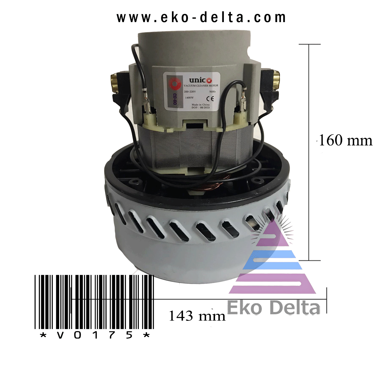 Süpürge Motoru Unico 1400w cg-60 03 06 207