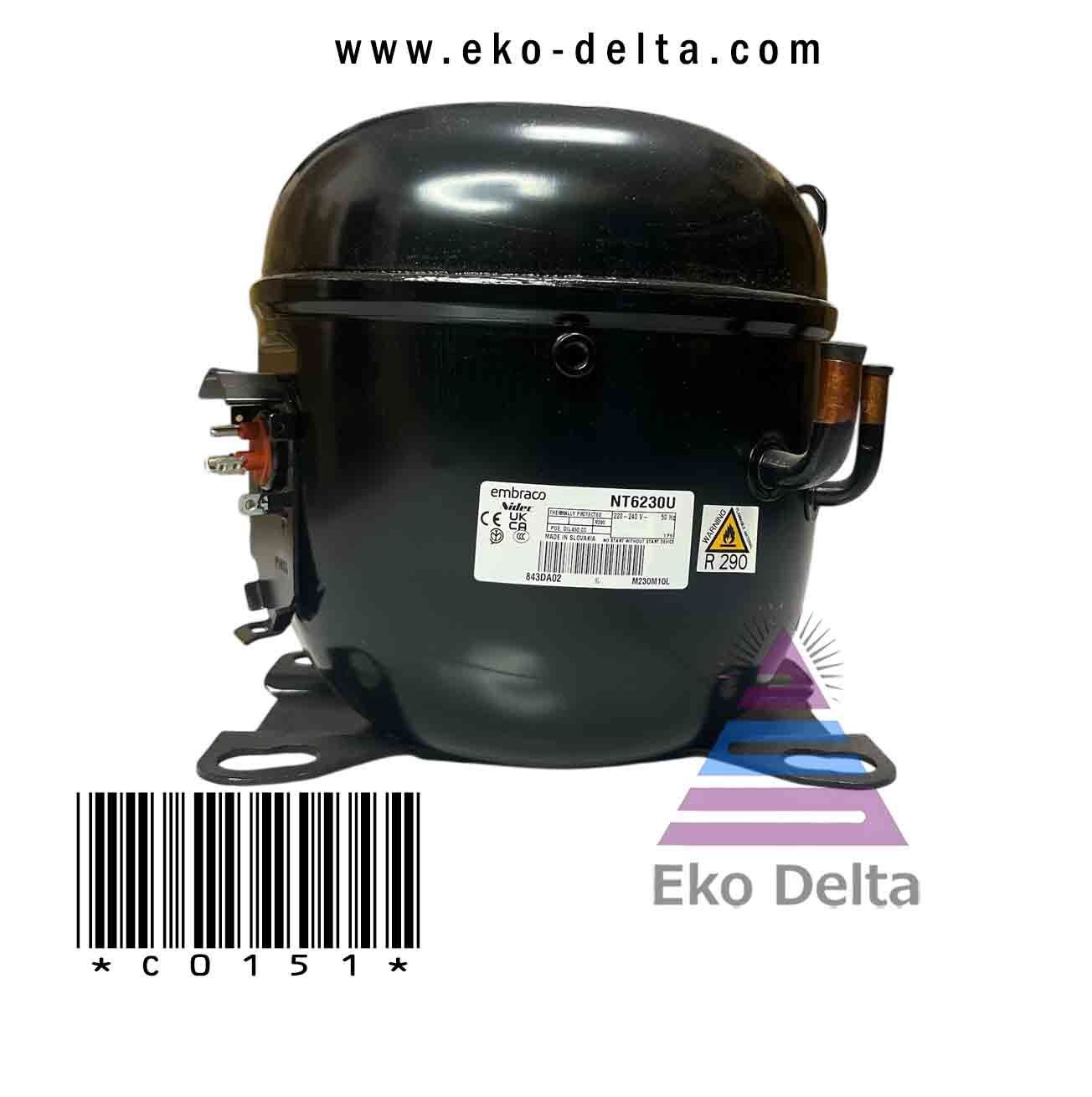Kömpresör embraco r404a 1c hbp nt 6226 gk