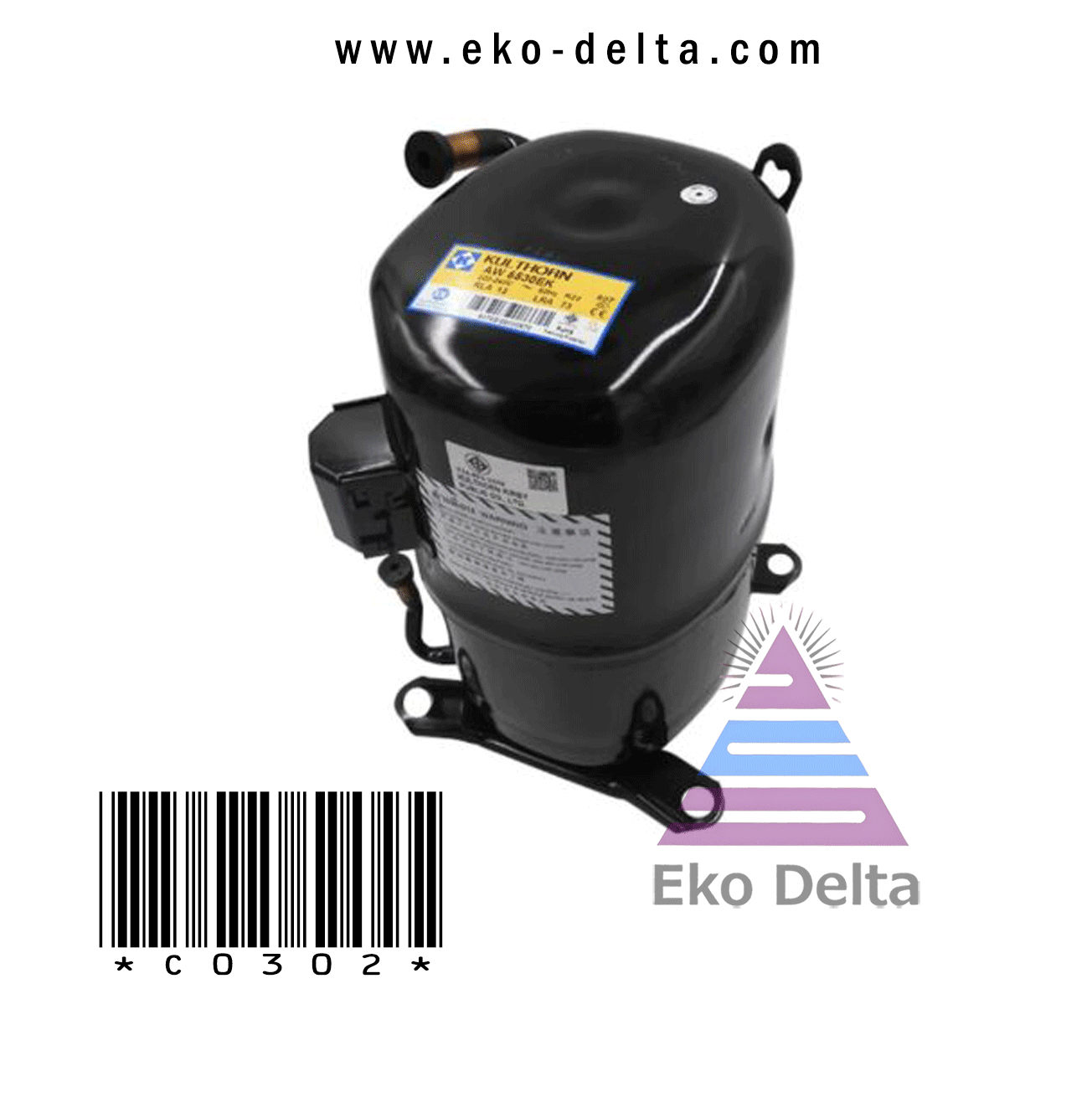 Kömpresör Kulthorn aw 2495 zk - 2 hp LBP Monofaze compressor  28 15 020