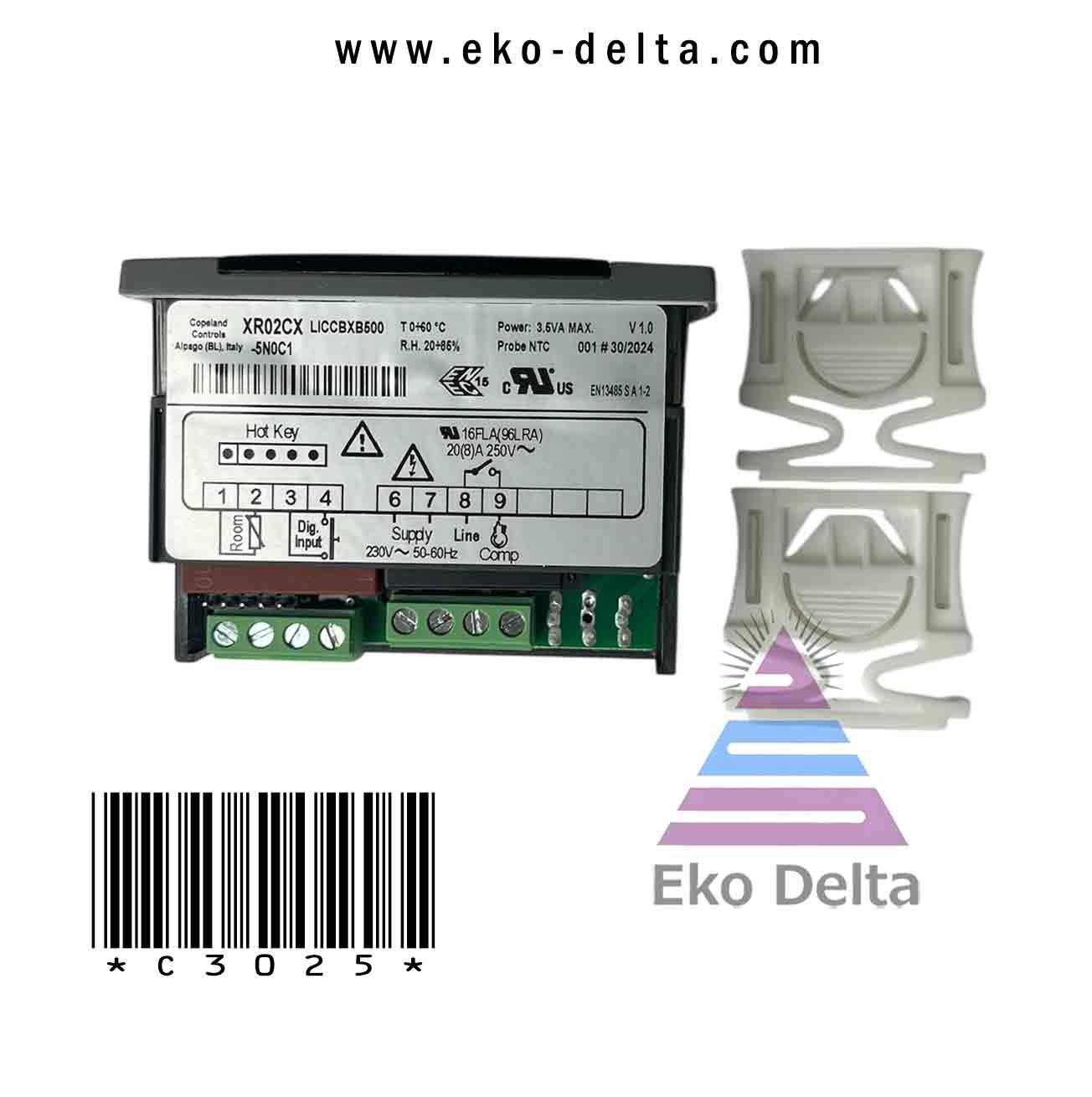 Dijital termostat  dixell xr-02c