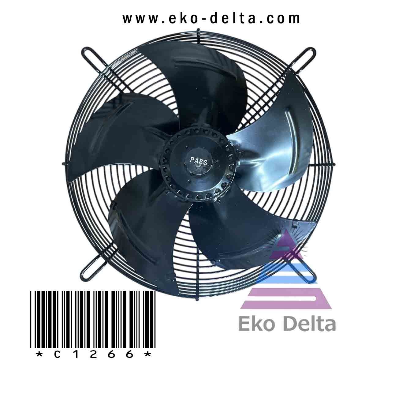 Typhoon 630 mm emici aksiyel fan 220v 900 d/d
