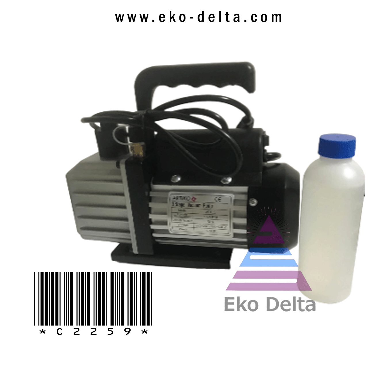 Vakum Pompası ARTİKO VP130 3.00CFM 230V refmakina 01 57 21