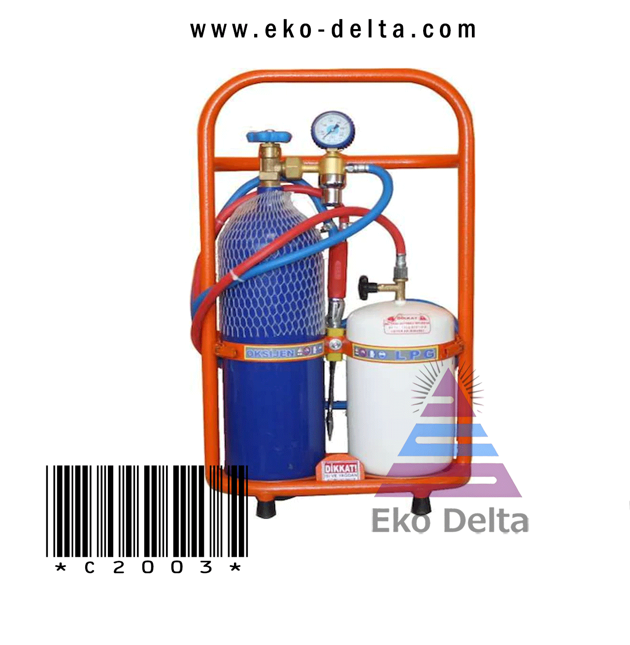 Oksijen Kaynak Seti 5 Litre Lüx refbakır 01 17 24