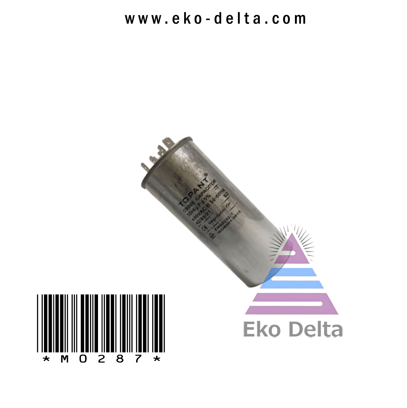 Split Klima Kondansatörü  55 + 6 uf 370 v 450 v capictur 01 14 83