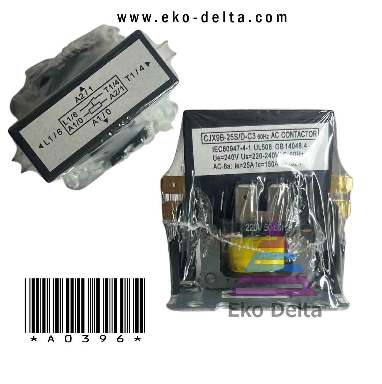 Kontaktor Klima YCK3-25-1 230V 50-60HZ 25A 01 03 60