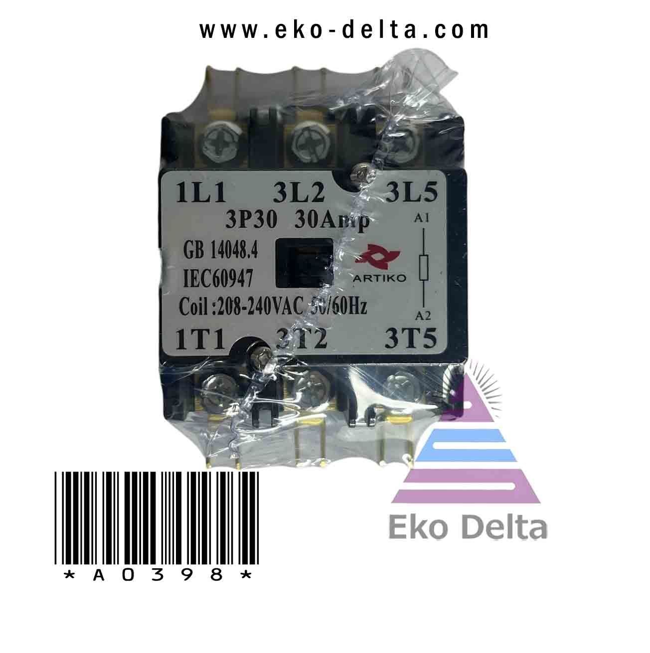 Kontaktör Klima 3P-30A-220V 01 03 62
