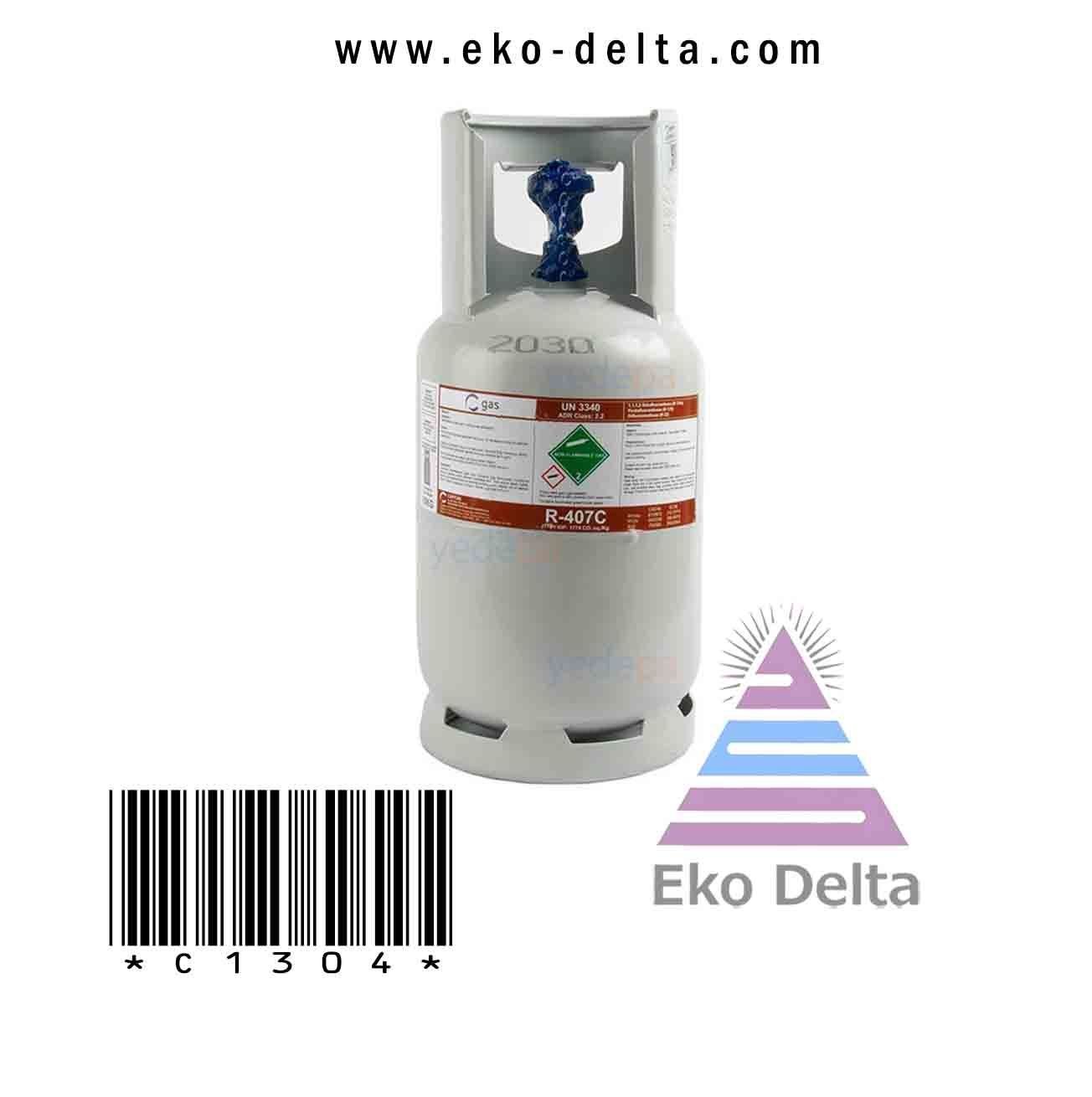 Tekrar doldurulabilir tüplü  c-gas r-407c 10 kg