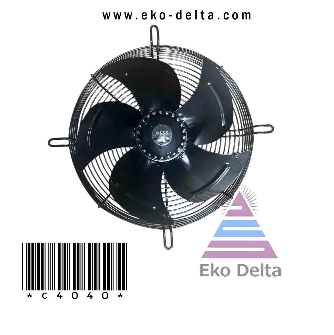 Aksiyel typhoon 4e 300 mm 30 cm 1400rpm fan