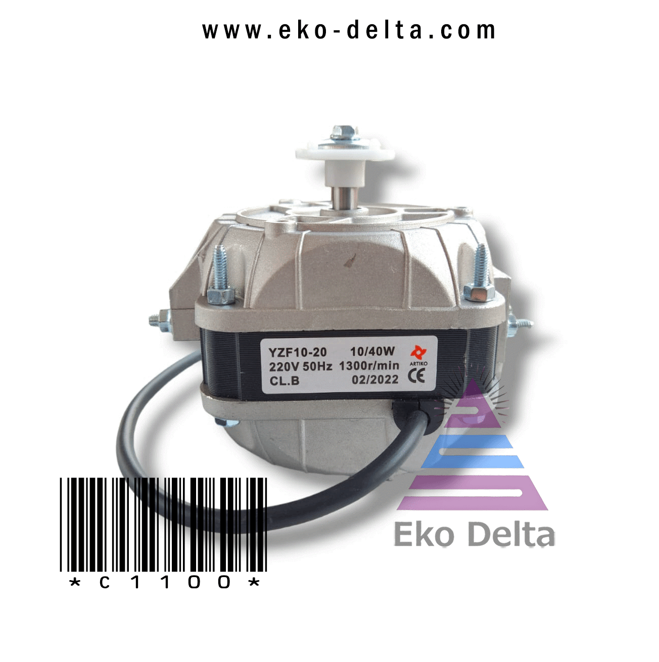 Fan Motoru YJF-10 50 Watt Kanat 25 CM + Ayak  fan 01 06 003