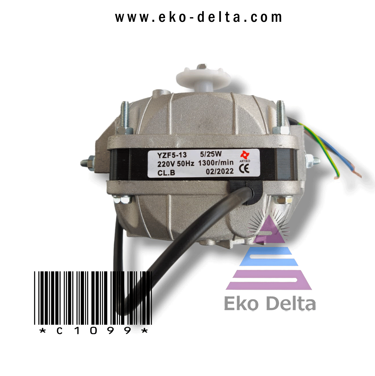 Fan Motoru YJF-5 25 Watt Kanat 20 CM + Ayak fan 01 06 001