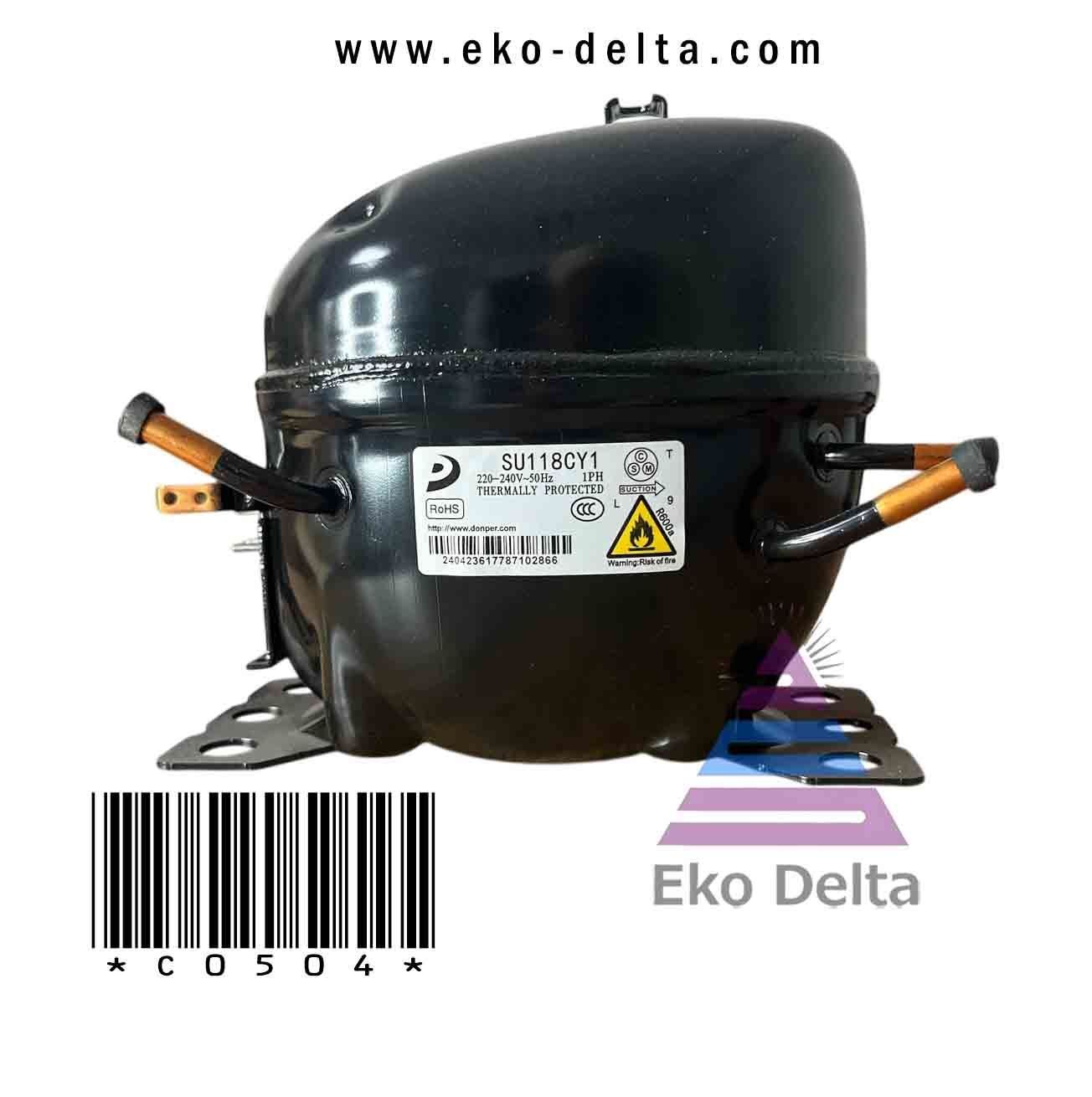 Kompresör Danper 1/4c r600a su118cy1 198cl  compressor  donper  01 64 40