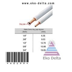 izolasyon montaj kiti cu-cu  3/8 - 5/8 siplit (Metre Fiyatı)