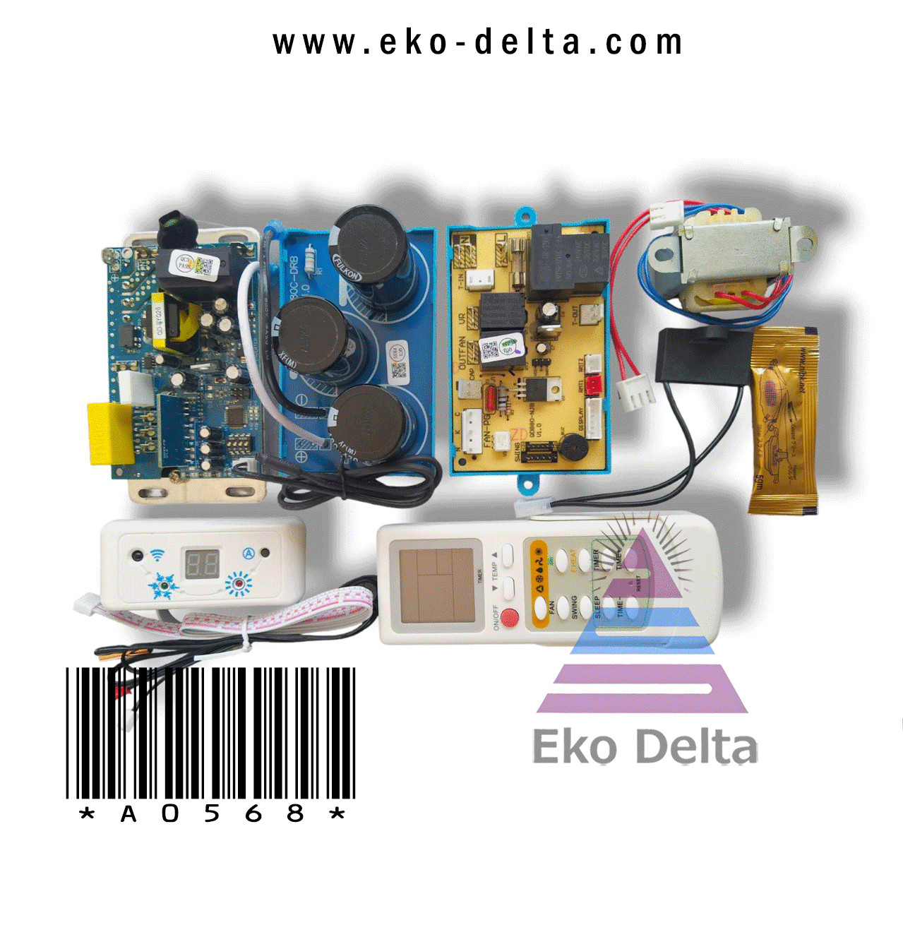 Klima Kumandası   İnverter  Akıllı  Kartı qd-80c 230v  Rcontrol 01 89 60