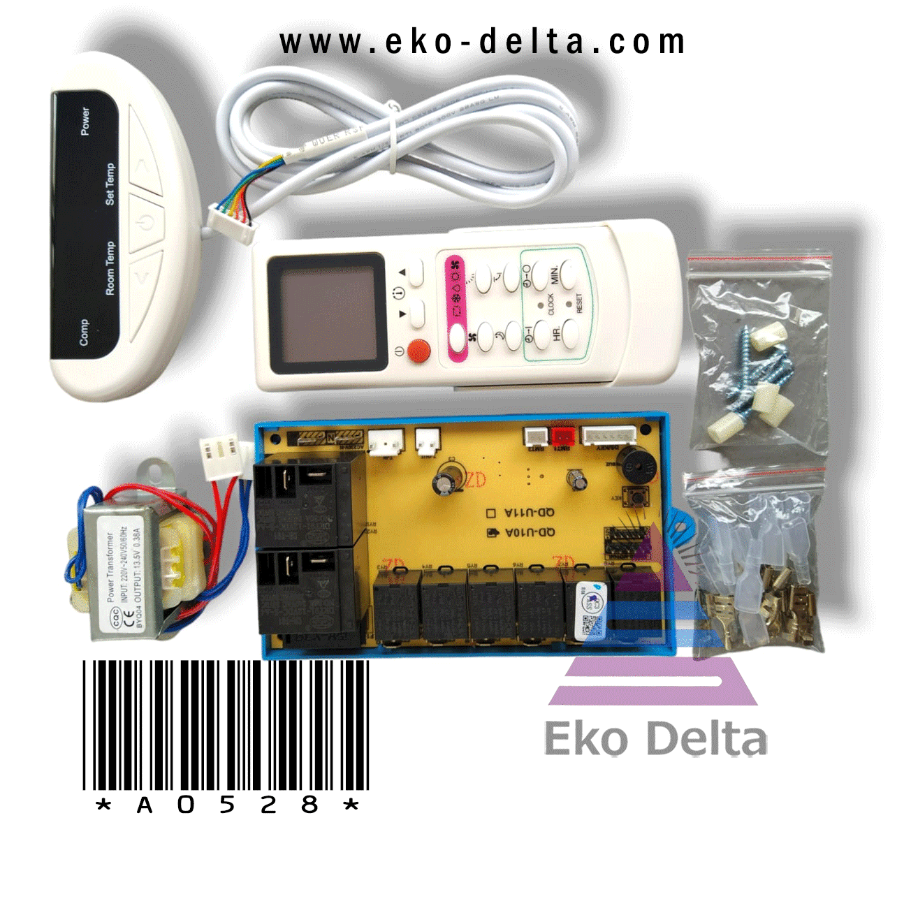 Klima Kumandası QD-U10A Kartlı Rcontrol 01 89 06