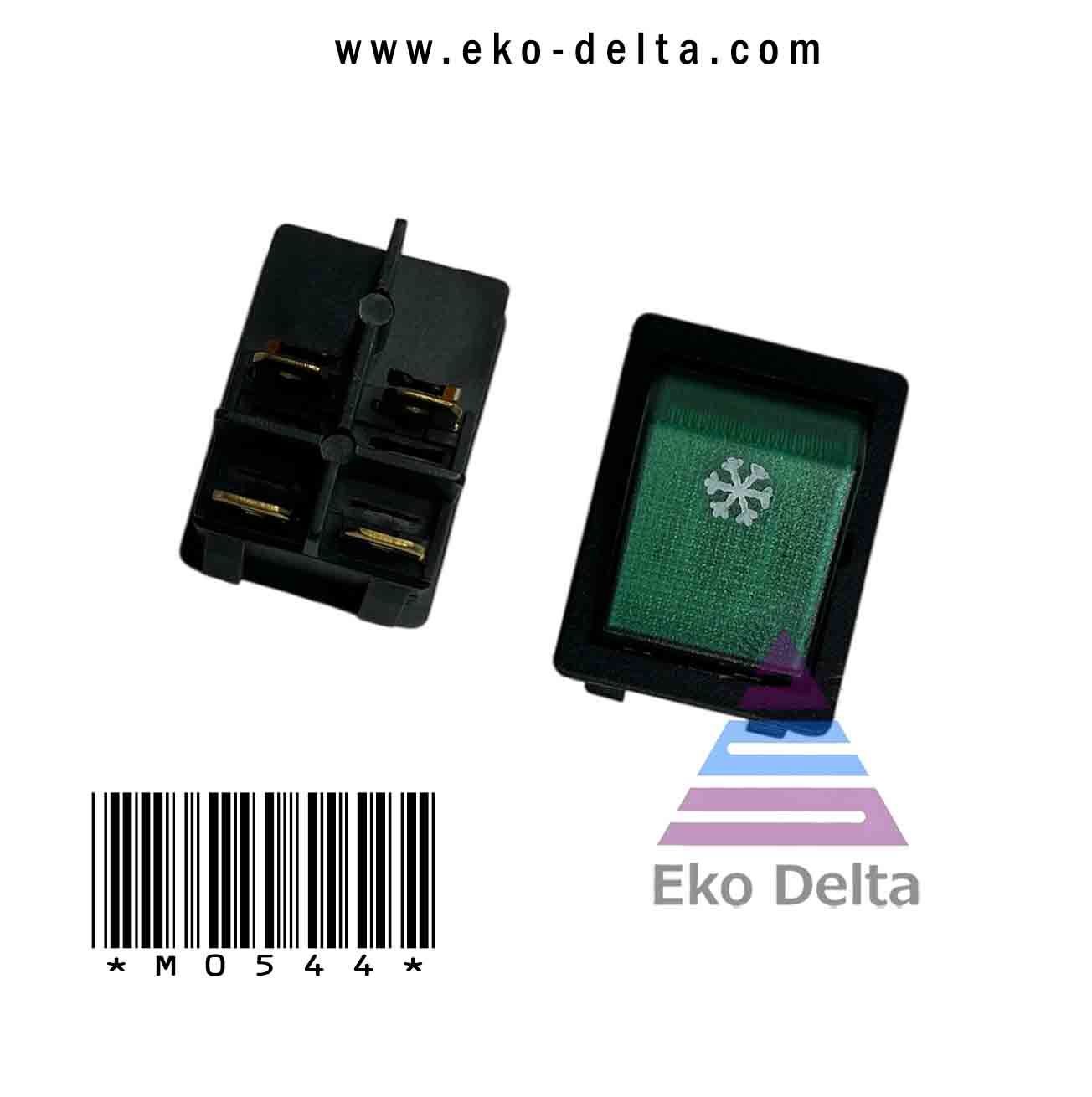 Düğme Button Şalter Işıklı Yeşil 02 28 03