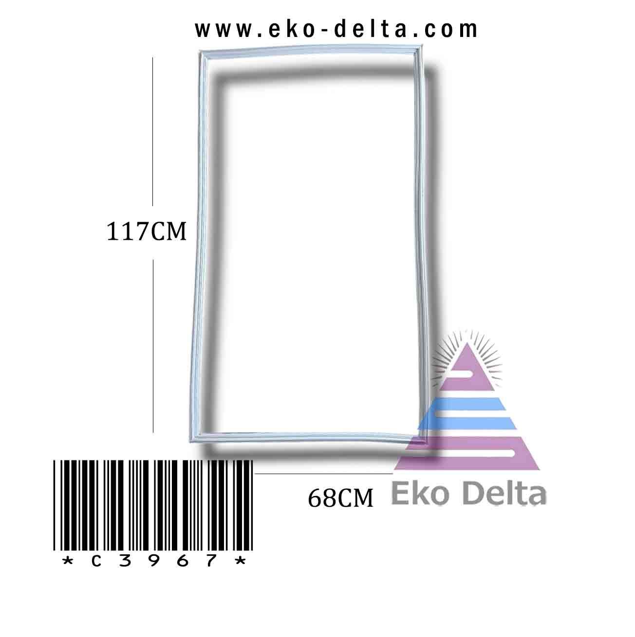 Arçelik Buz Dolabı Kapı Contası 68x117