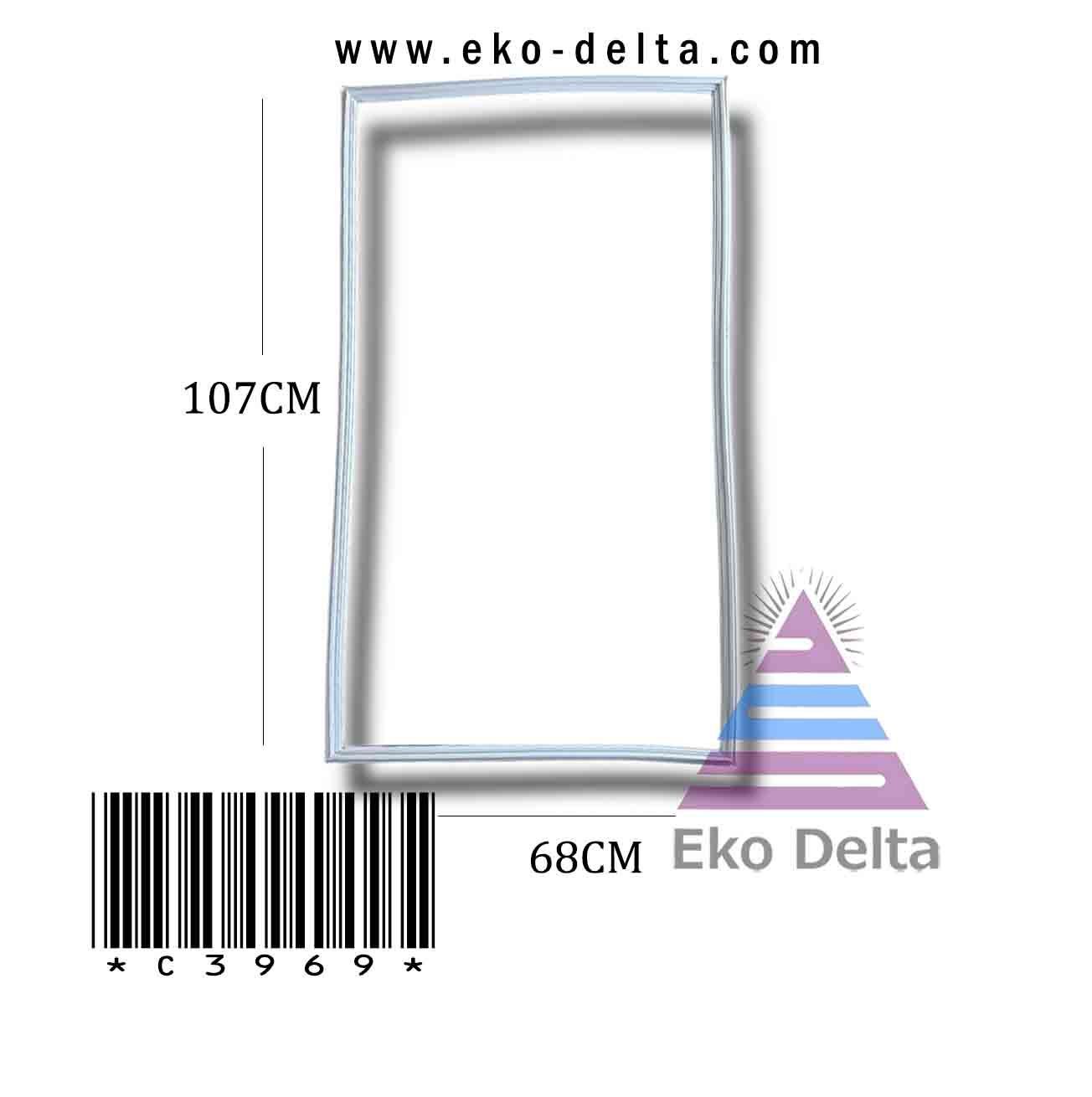 Arçelik Buz Dolabı Kapı Contası 68x107
