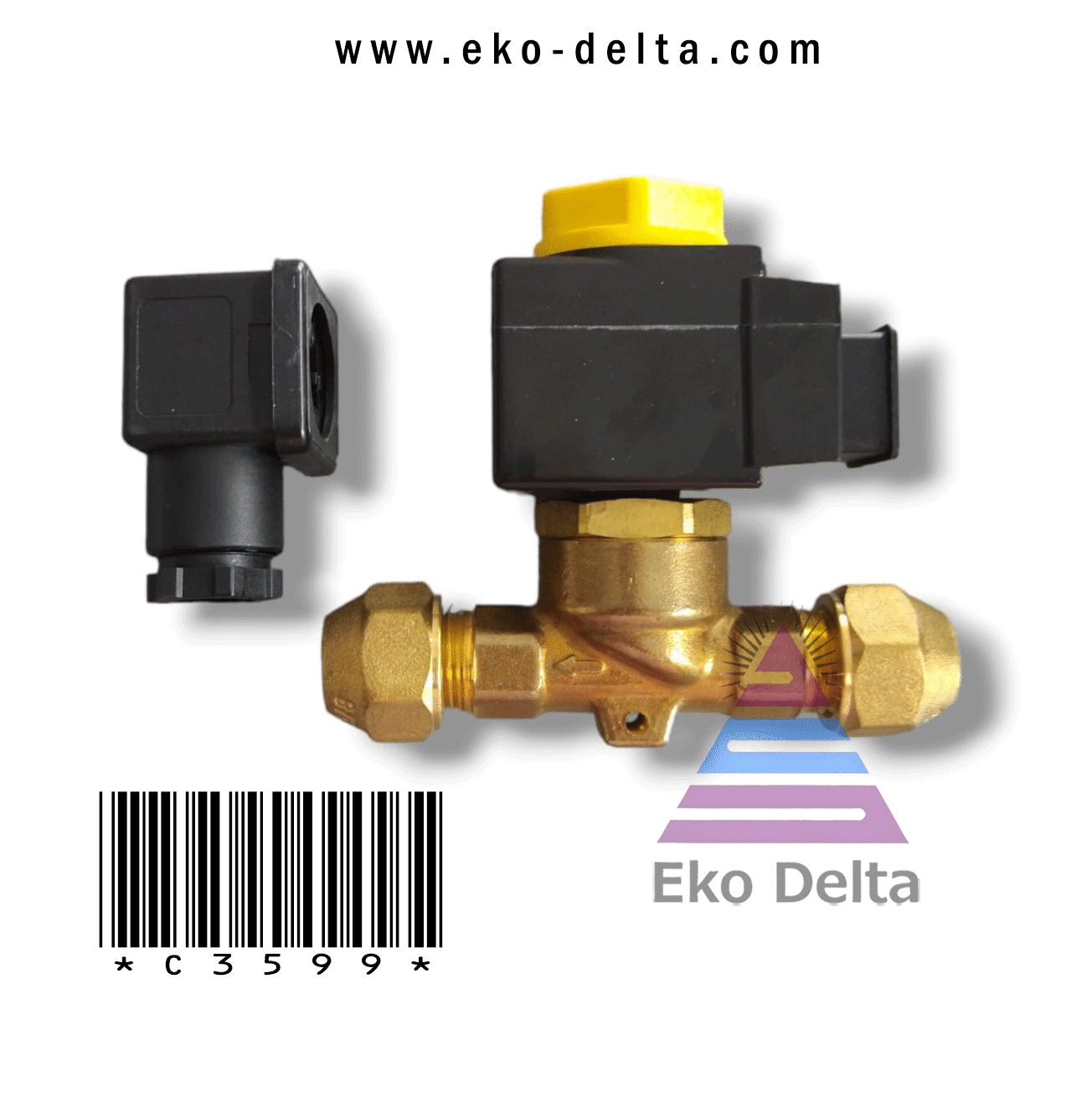 Rekorlu Selenoid Valv 3/8 - 3/8 R22 220V 01 48 03