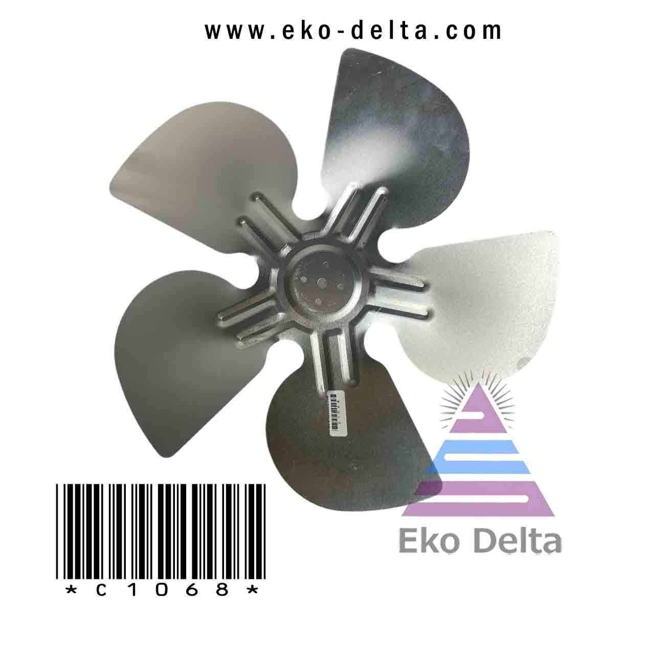 Fan Kanadı 30 cm. Alüminyum 01 24 04