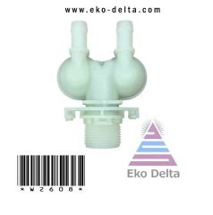 Ventil Arçelik  2\'li Plastik Geçmeli -  180 Yatay valv 02 03 30 2901250100 artiko 2729