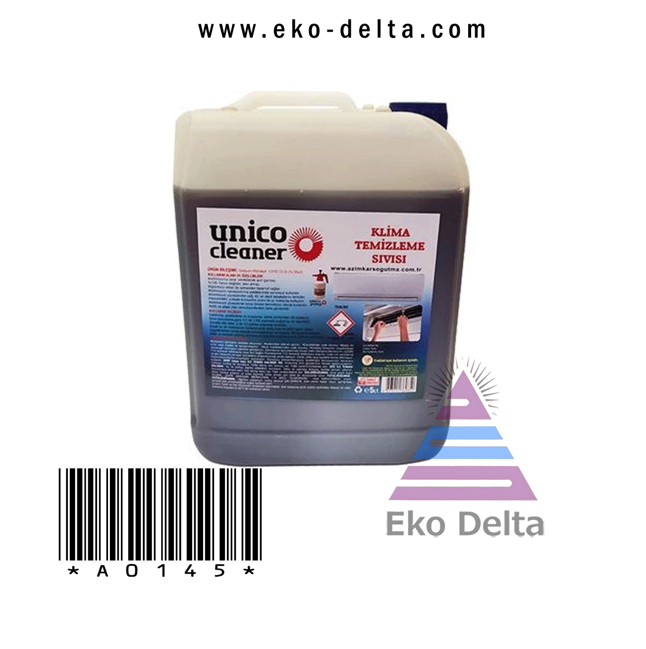 Klima Temizleme İlaç Azm Fresh Konsantre 5 KG Unico