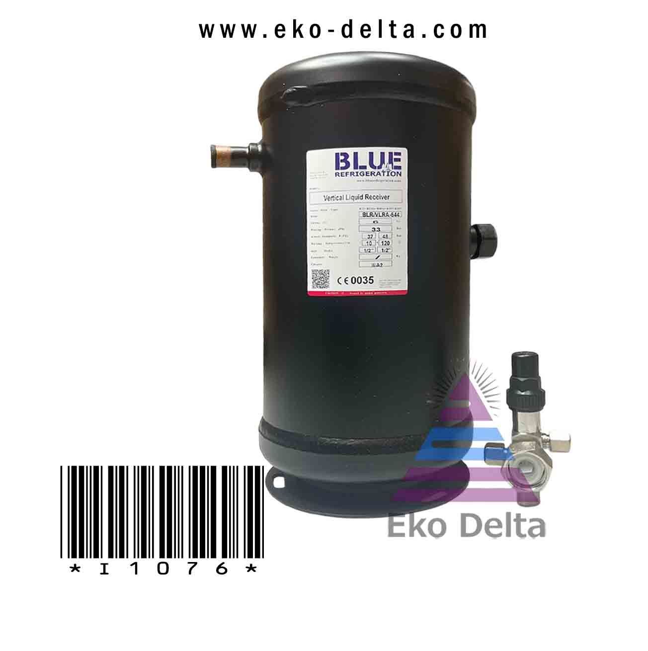 Blue blr/vlra-644 dikey likit deposu 6lt (yandan çıkışlı 1/2'')