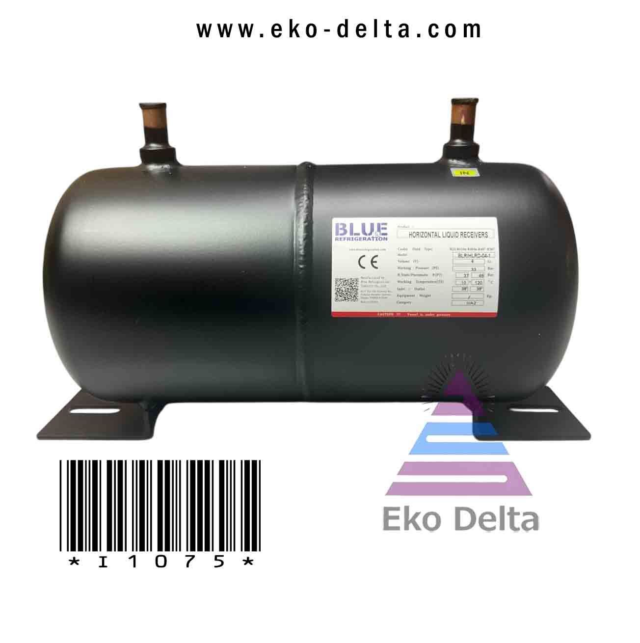 Blue blr/hlrd-04 yatay likit deposu 4lt (üstden çıkışlı 3/8'')