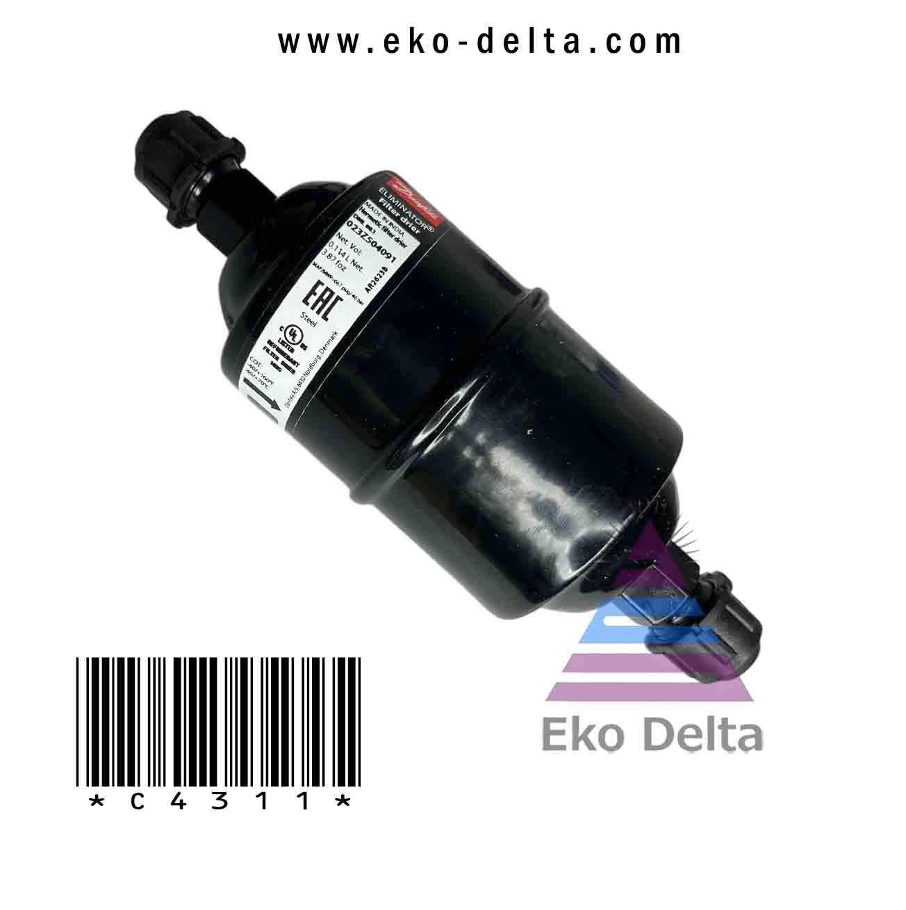 Danfoss 023z504091 dml 083 k.filtre 3/8'' rakorlu