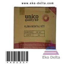 izolasyon montaj kiti al-cu unico 3/8 - 3/4 3 mt