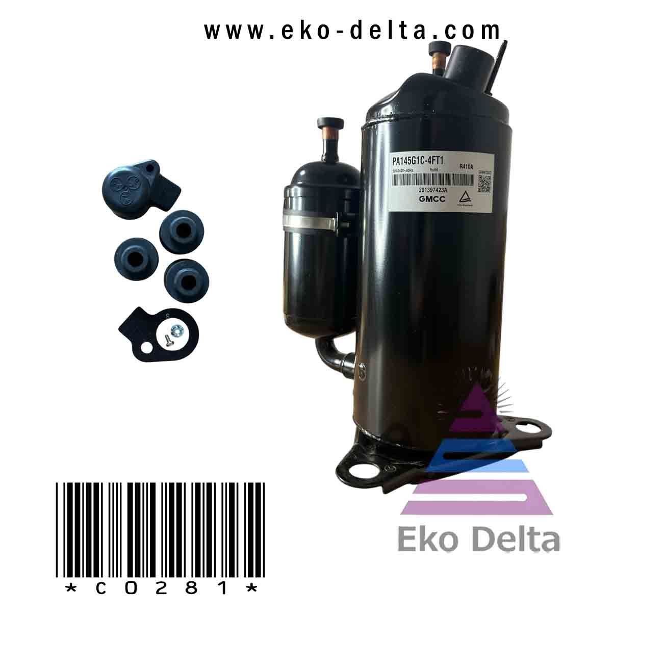 Gmcc TOSHIBA PA145G1C-4FT1 (12.350 BTU) R410A Compressor 08 12 412